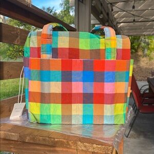 BAGGU MADRAS Small Cloud Carry On